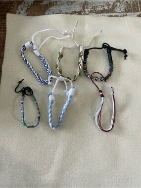 Multi-Color Women’s Braided Friendship Bracelets